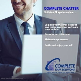 Complete Staff Jobseeker Advice - Nail Skype Interview