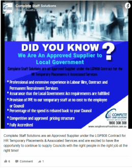 Approved Local Area Government Providers